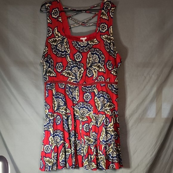 Maurices NWT Red Sleeveless Scoop Neck Sundress 3XL - Picture 1 of 11